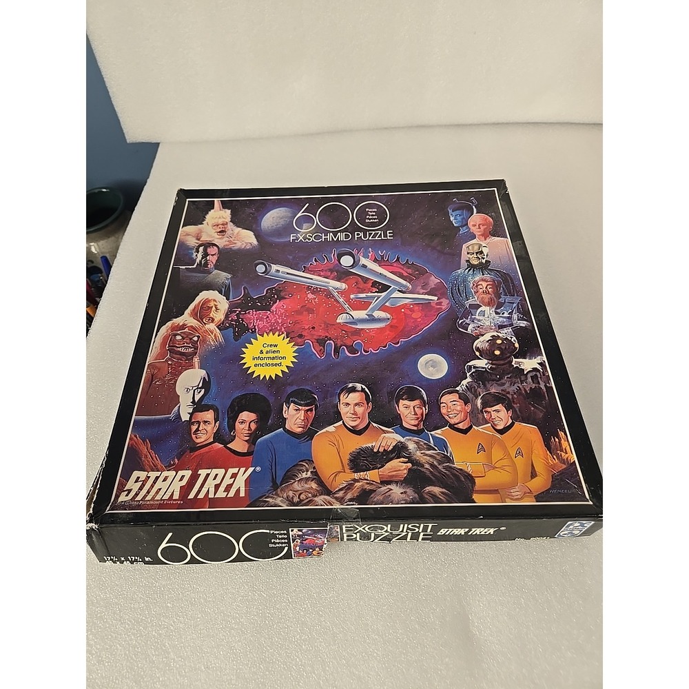 Star Trek Jigsaw Puzzle‎ FX Schmid 600 Piece Exquisit 1993 Paramount #90041